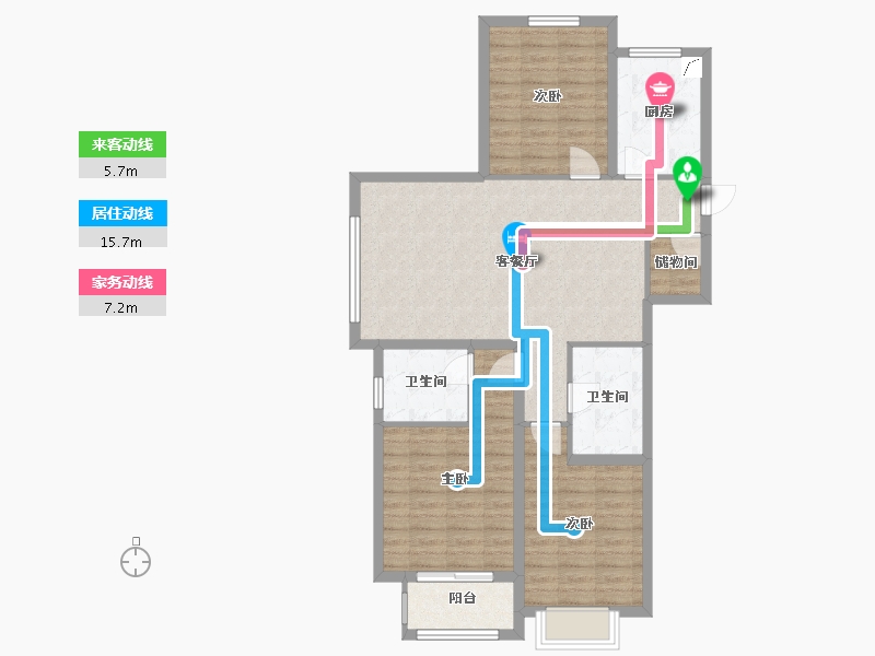 山西省-太原市-融创中心-100.00-户型库-动静线