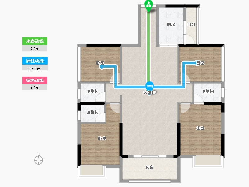 广东省-惠州市-博景湾-120.12-户型库-动静线