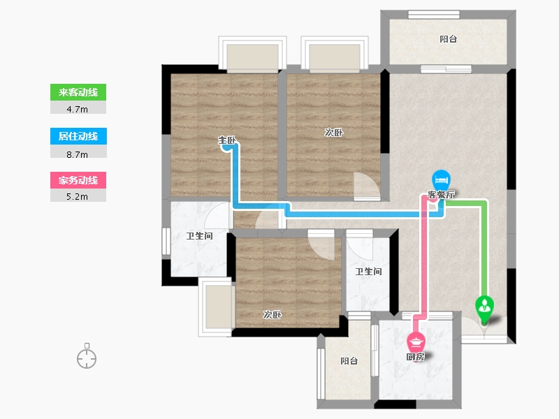 四川省-达州市-龙凯.学府上城-8.59-户型库-动静线