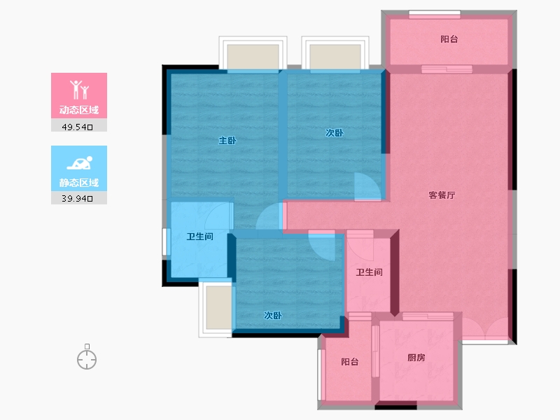 四川省-达州市-龙凯.学府上城-8.59-户型库-动静分区