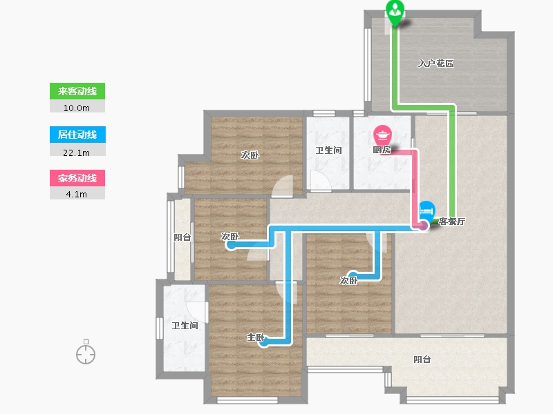 福建省-厦门市-水云湾-130.00-户型库-动静线