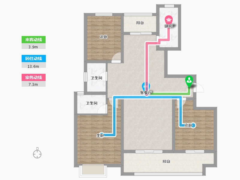 河南省-洛阳市-夏都水岸-112.06-户型库-动静线