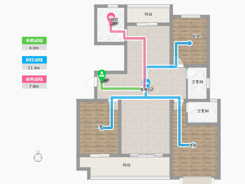 河南省-洛阳市-夏都水岸-115.15-户型库-动静线