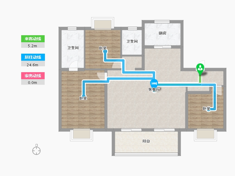 江苏省-镇江市-旭辉·宸品-113.11-户型库-动静线