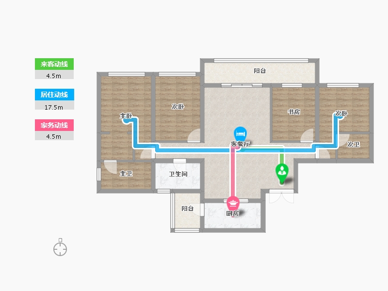 四川省-成都市-双楠悦天地-112.02-户型库-动静线