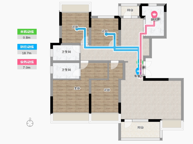 四川省-成都市-电建地产长运东安-114.18-户型库-动静线