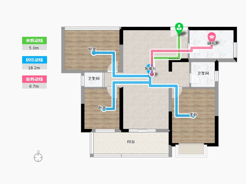 河南省-洛阳市-君河湾-90.59-户型库-动静线