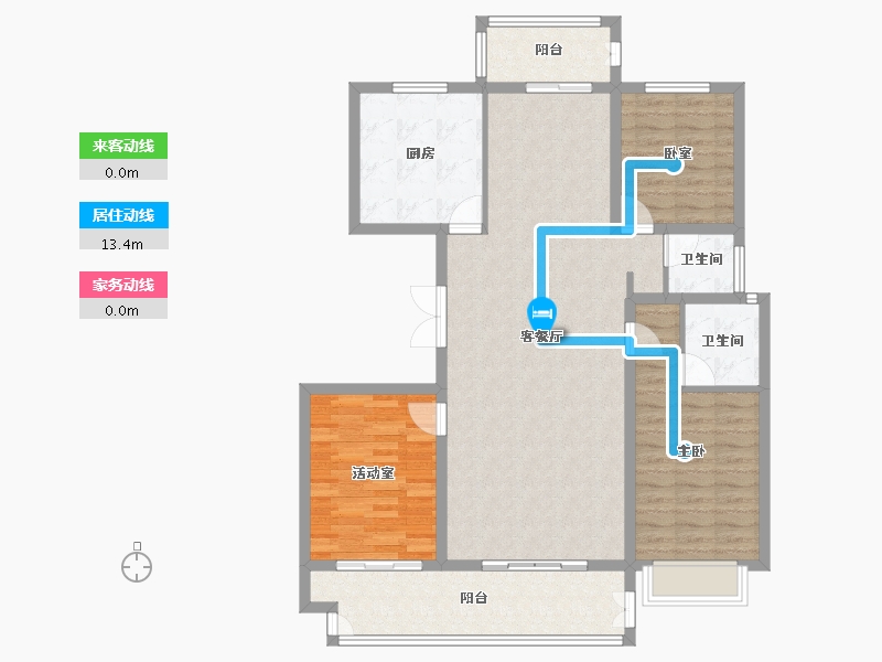 河南省-洛阳市-建业定鼎府-113.60-户型库-动静线