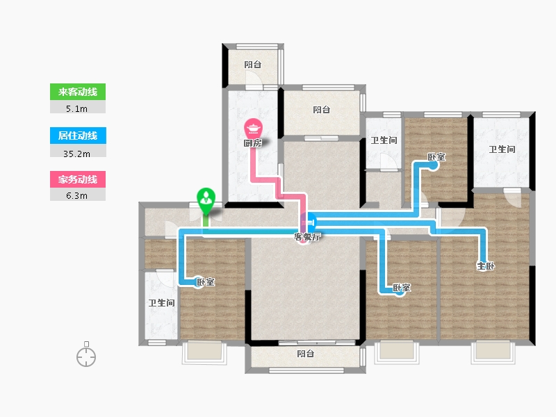 广东省-清远市-碧桂园天宸湾-199.00-户型库-动静线