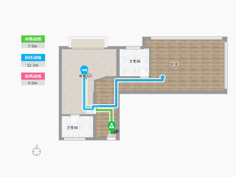 河南省-洛阳市-君河湾-72.85-户型库-动静线