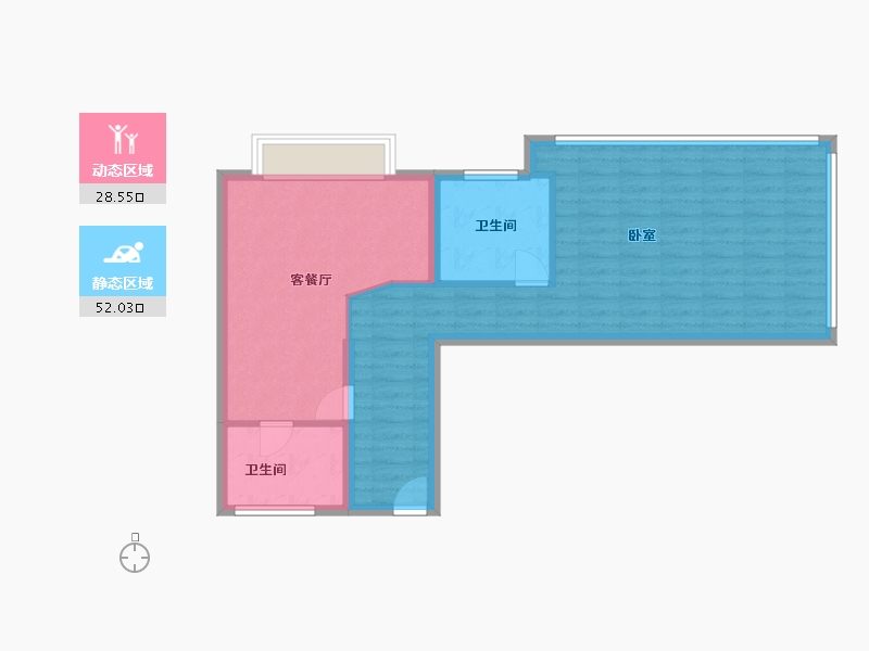 河南省-洛阳市-君河湾-72.85-户型库-动静分区