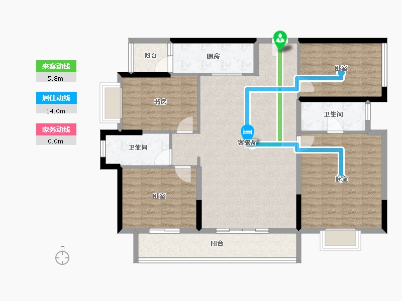 四川省-成都市-花屿岛-114.40-户型库-动静线