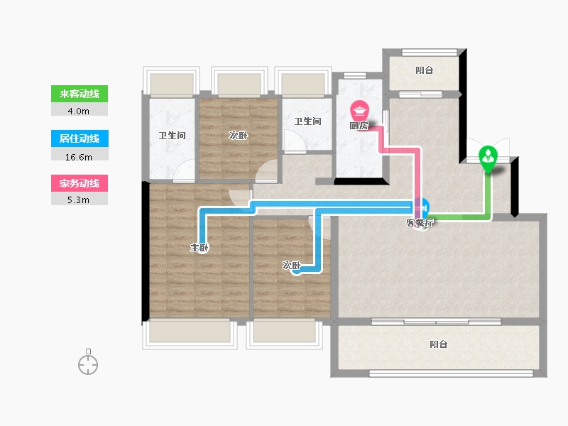 贵州省-贵阳市-金茂观山湖-109.29-户型库-动静线