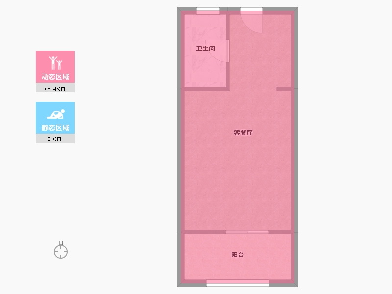 云南省-昆明市-凯旋丽景凯旋城三期-34.74-户型库-动静分区