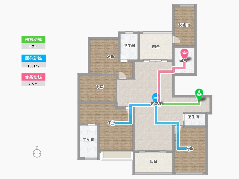 海南省-陵水黎族自治县-雅居乐清水湾-171.44-户型库-动静线