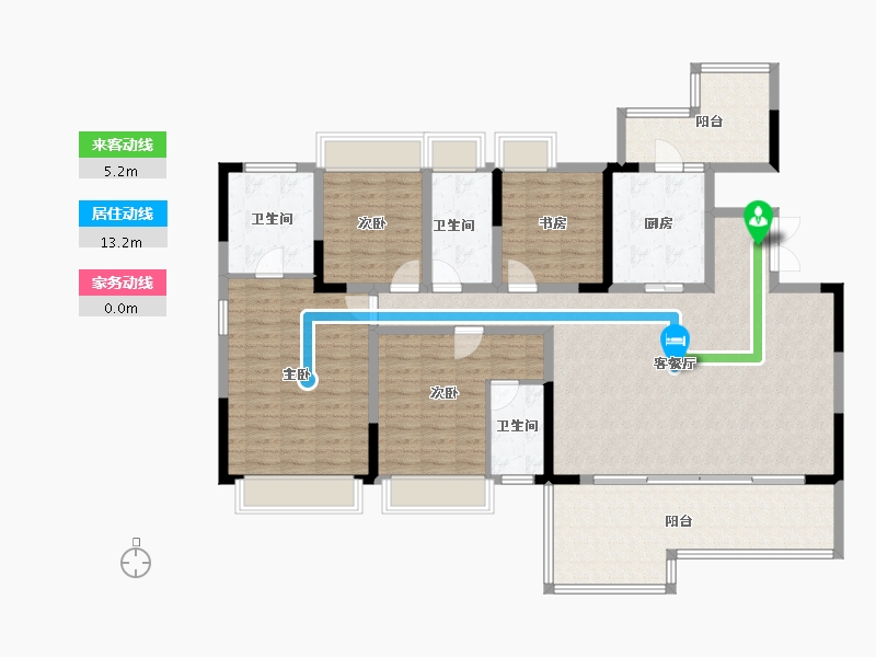 四川省-成都市-梵悦里-149.34-户型库-动静线