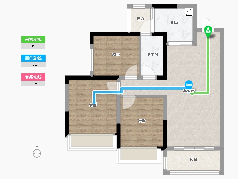 四川省-成都市-领地悦府-68.59-户型库-动静线