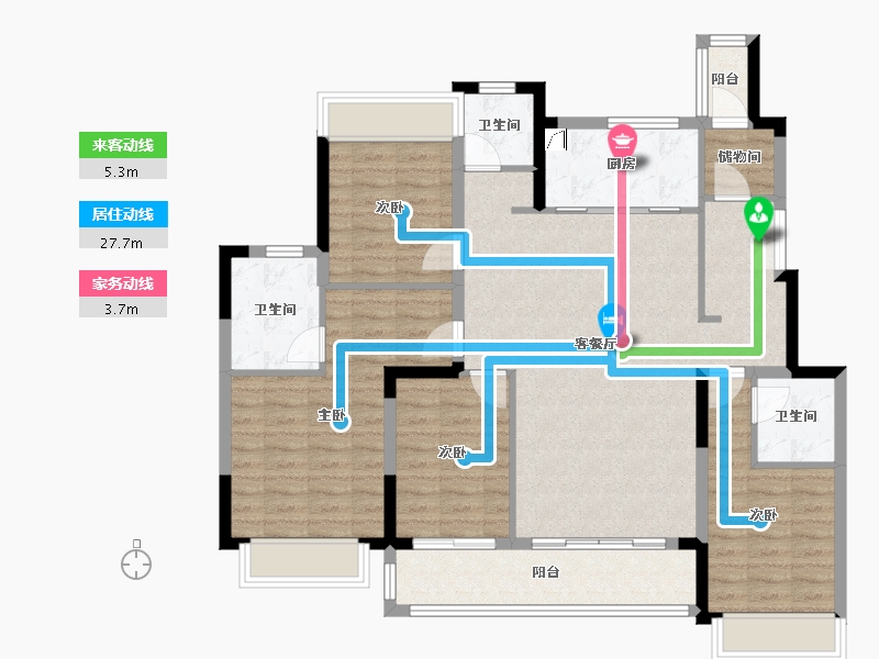 四川省-成都市-领地悦府-115.06-户型库-动静线