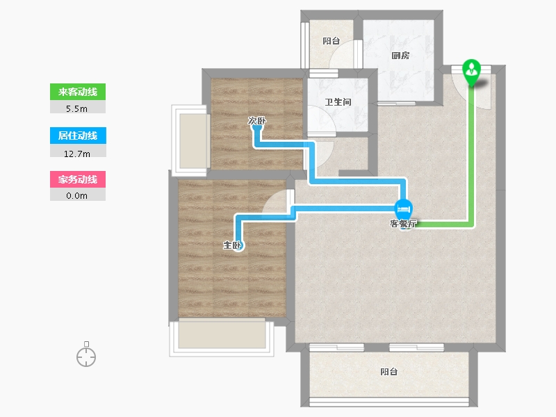 浙江省-金华市-江悦府-67.23-户型库-动静线