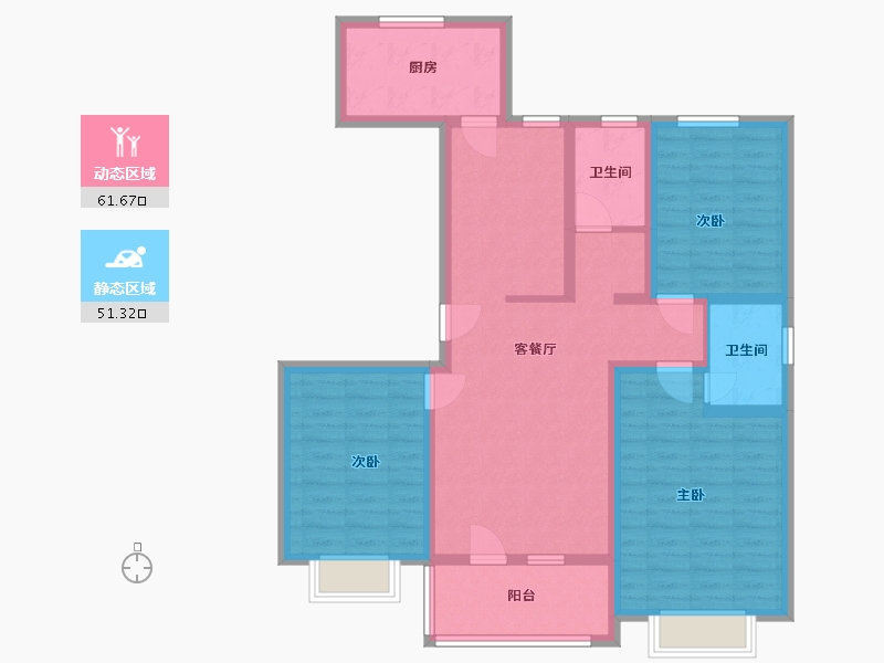 山东省-济宁市-景盛安邦-100.00-户型库-动静分区