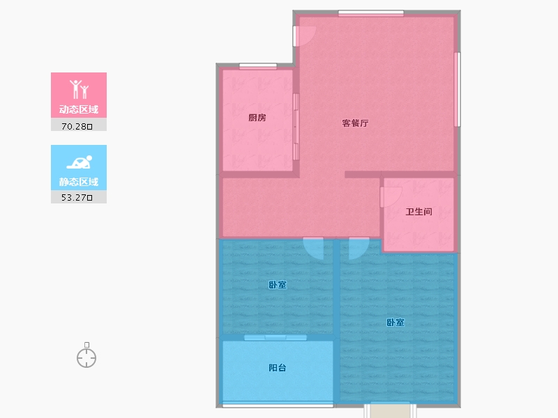 江苏省-镇江市-开元·香山壹境-113.27-户型库-动静分区