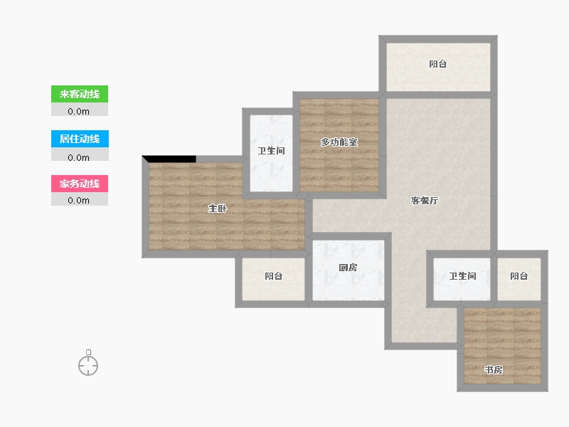 贵州省-贵阳市-中环国际F区(公园1号)-89.00-户型库-动静线