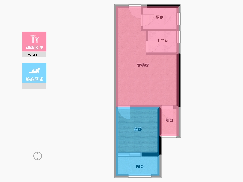 广东省-深圳市-甲子塘-54.00-户型库-动静分区