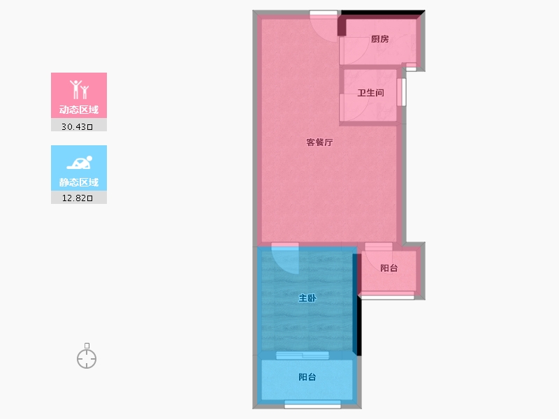 广东省-深圳市-唐家-54.00-户型库-动静分区