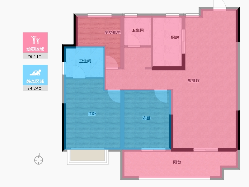 山东省-德州市-禹城金辰府-99.20-户型库-动静分区