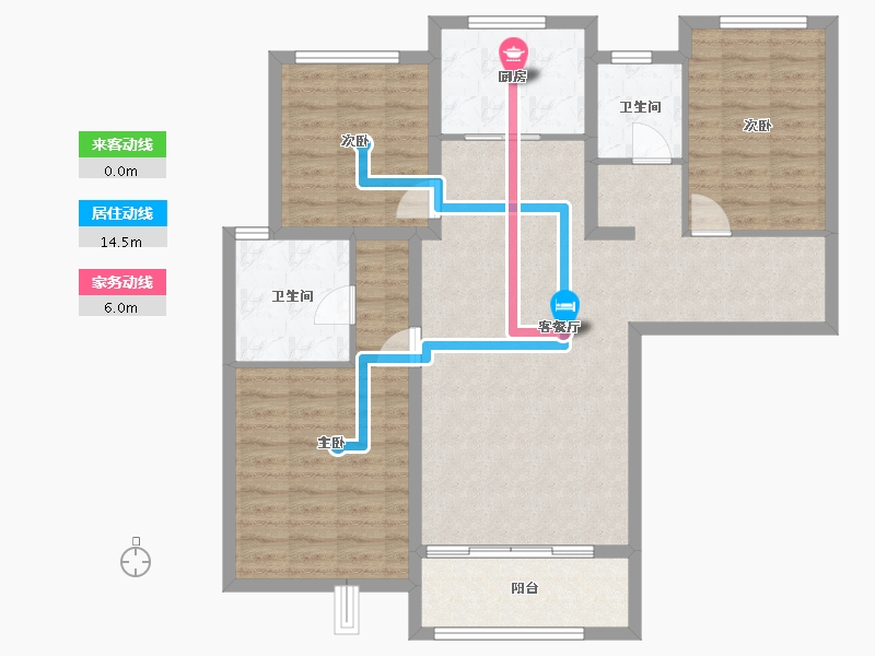 河南省-洛阳市-建业中弘城-99.72-户型库-动静线