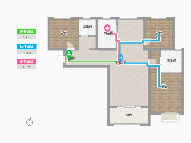 河南省-洛阳市-建业中弘城-104.23-户型库-动静线