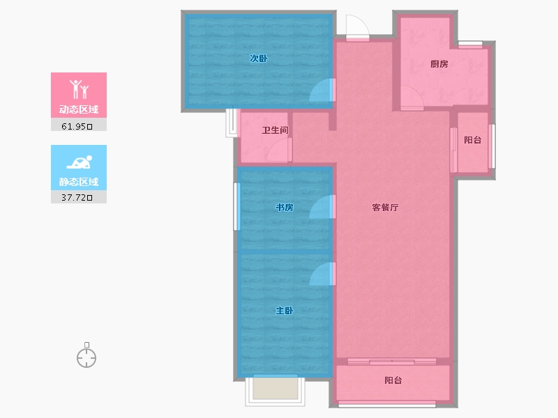 河南省-洛阳市-建业中弘城-89.24-户型库-动静分区