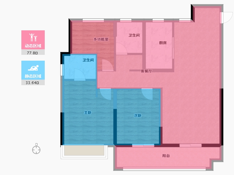 山东省-德州市-禹城金辰府-100.00-户型库-动静分区