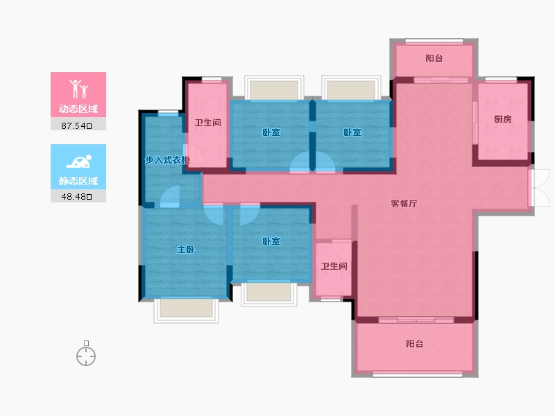 湖南省-邵阳市-君悦山水城-120.51-户型库-动静分区