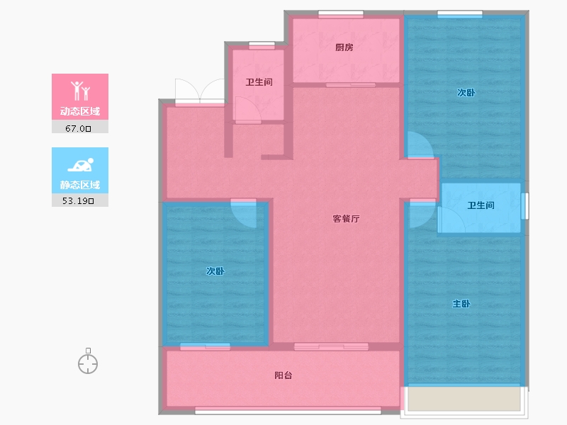 山东省-德州市-联强·江南艺境-108.10-户型库-动静分区