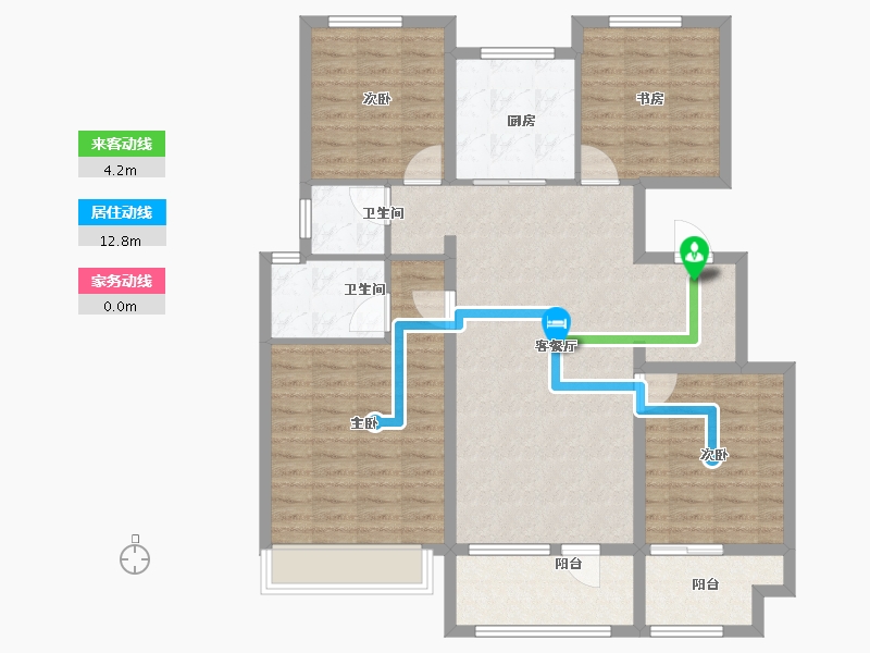 山东省-德州市-东海万和城-112.00-户型库-动静线