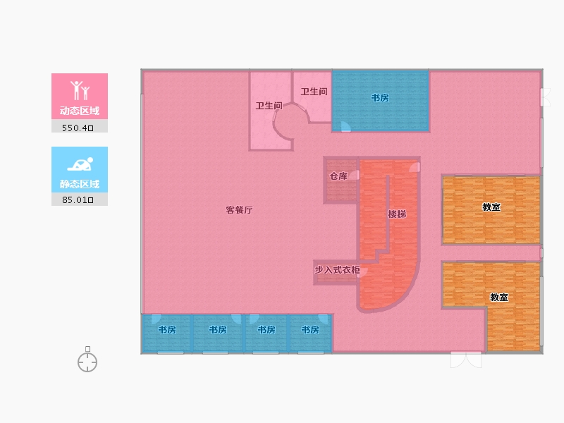 浙江省-杭州市-餐厅-300.00-户型库-动静分区