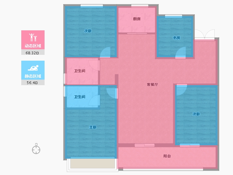 山东省-德州市-联强·江南艺境-112.00-户型库-动静分区