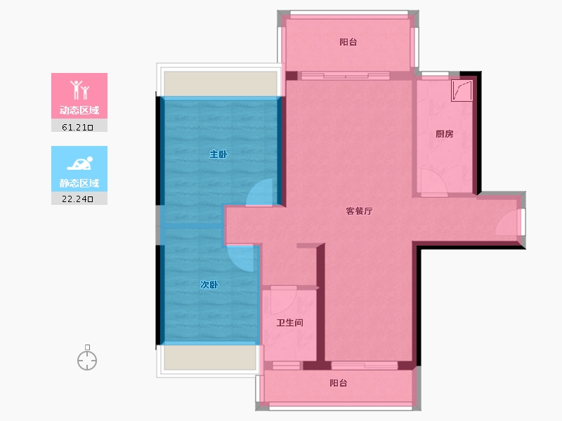 海南省-海口市-海南恩祥新城北大华府-A区-99.00-户型库-动静分区