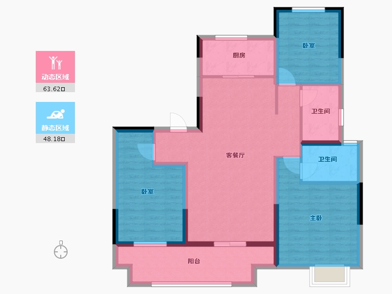 河南省-洛阳市-建业中州上院-100.00-户型库-动静分区