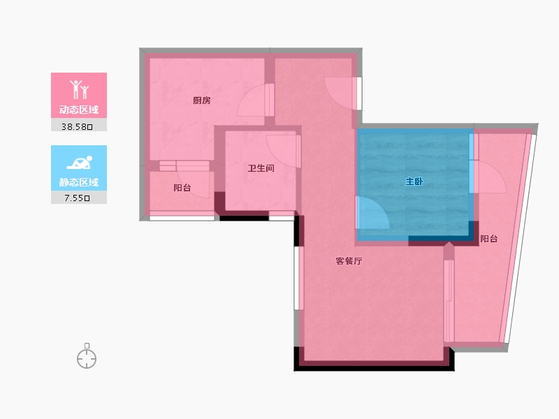 四川省-成都市-梦享春山可望-39.83-户型库-动静分区