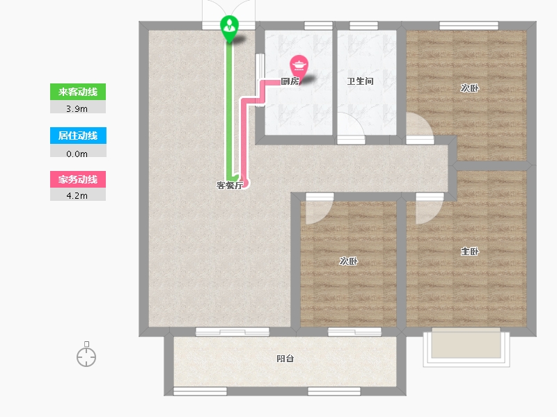 山东省-德州市-学府·豪庭-89.80-户型库-动静线