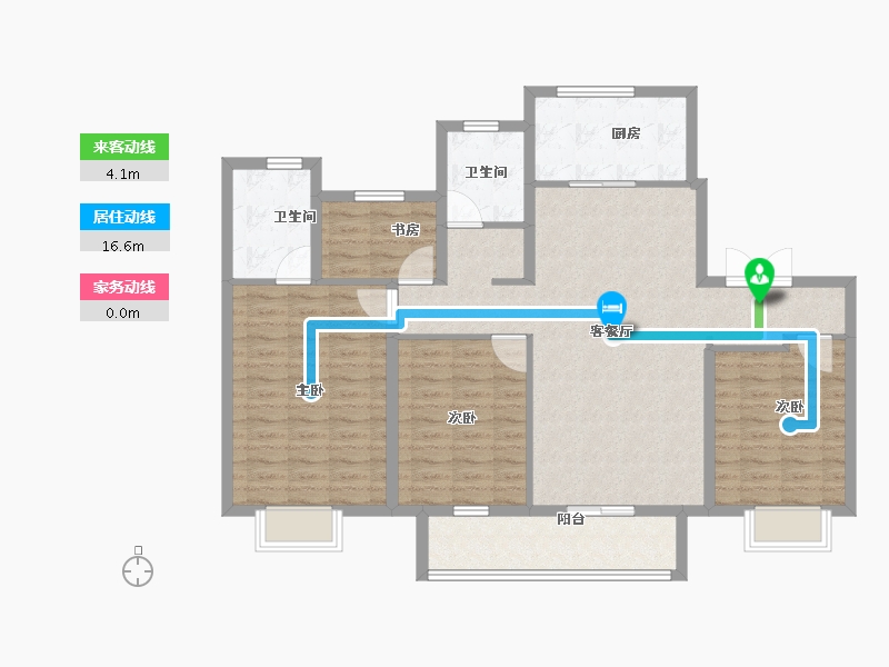 山东省-德州市-万星君澜府-111.20-户型库-动静线