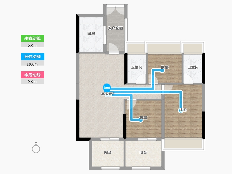 湖北省-恩施土家族苗族自治州-利川四季·未来城-88.14-户型库-动静线