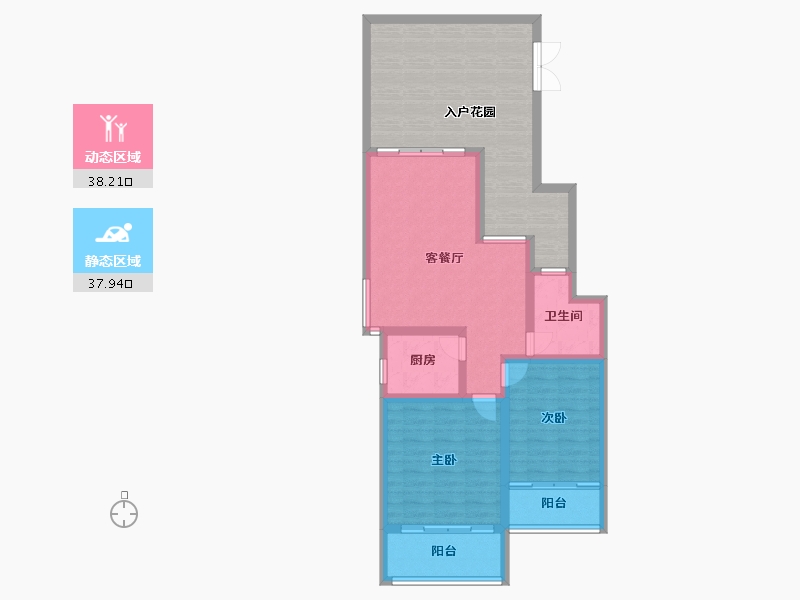 四川省-成都市-中铁水映青城-95.07-户型库-动静分区