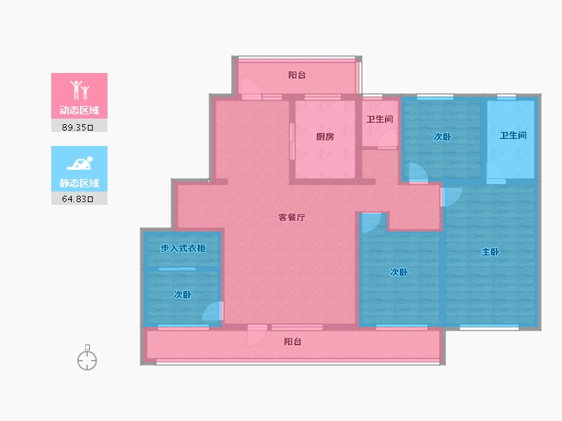 山东省-烟台市-青特悦海府-136.00-户型库-动静分区