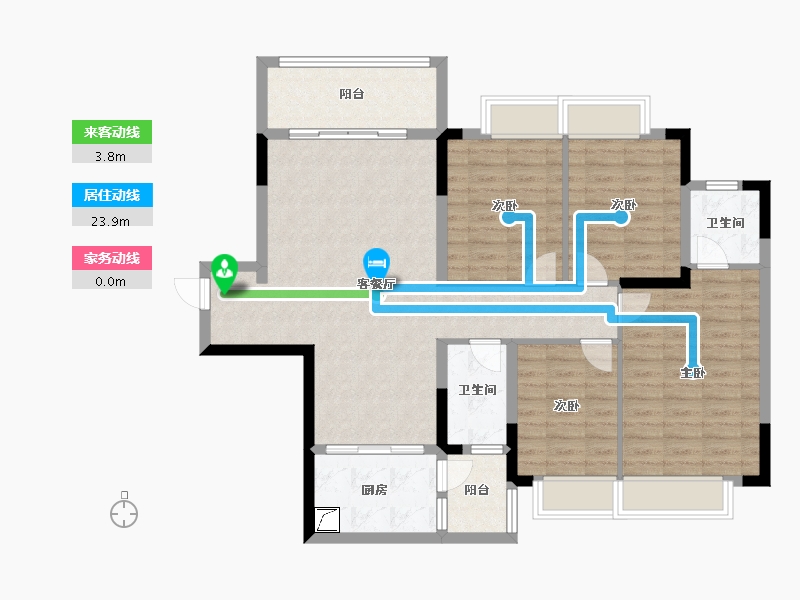 广西壮族自治区-梧州市-教育城-143.00-户型库-动静线