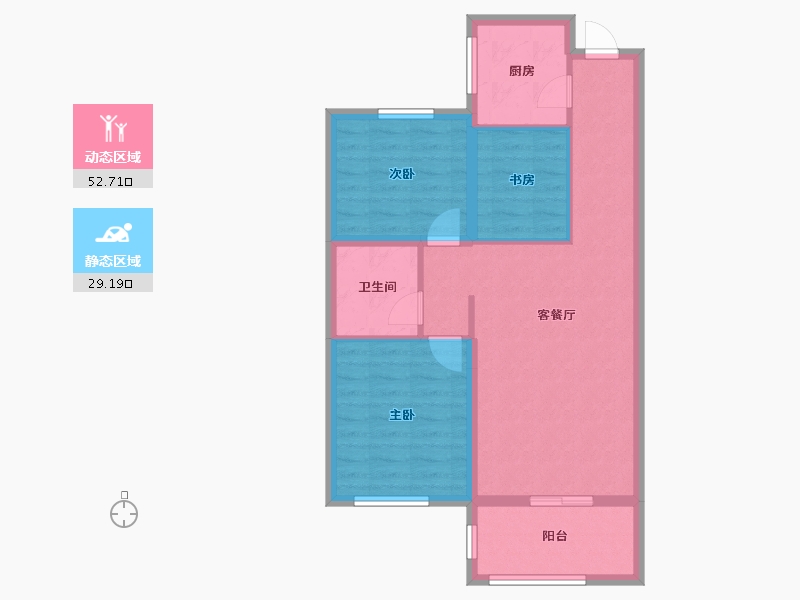 山西省-晋城市-瑞麒·祥瑞新城-73.03-户型库-动静分区