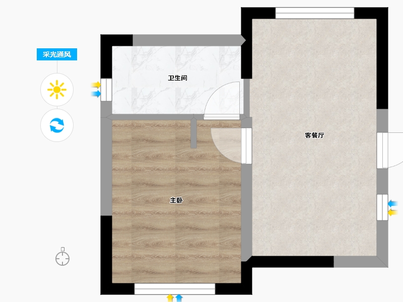 四川省-成都市-绿地无舍青城-29.72-户型库-采光通风