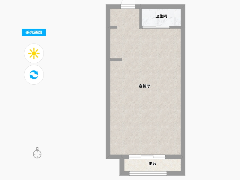 陕西省-咸阳市-中央领域-34.44-户型库-采光通风